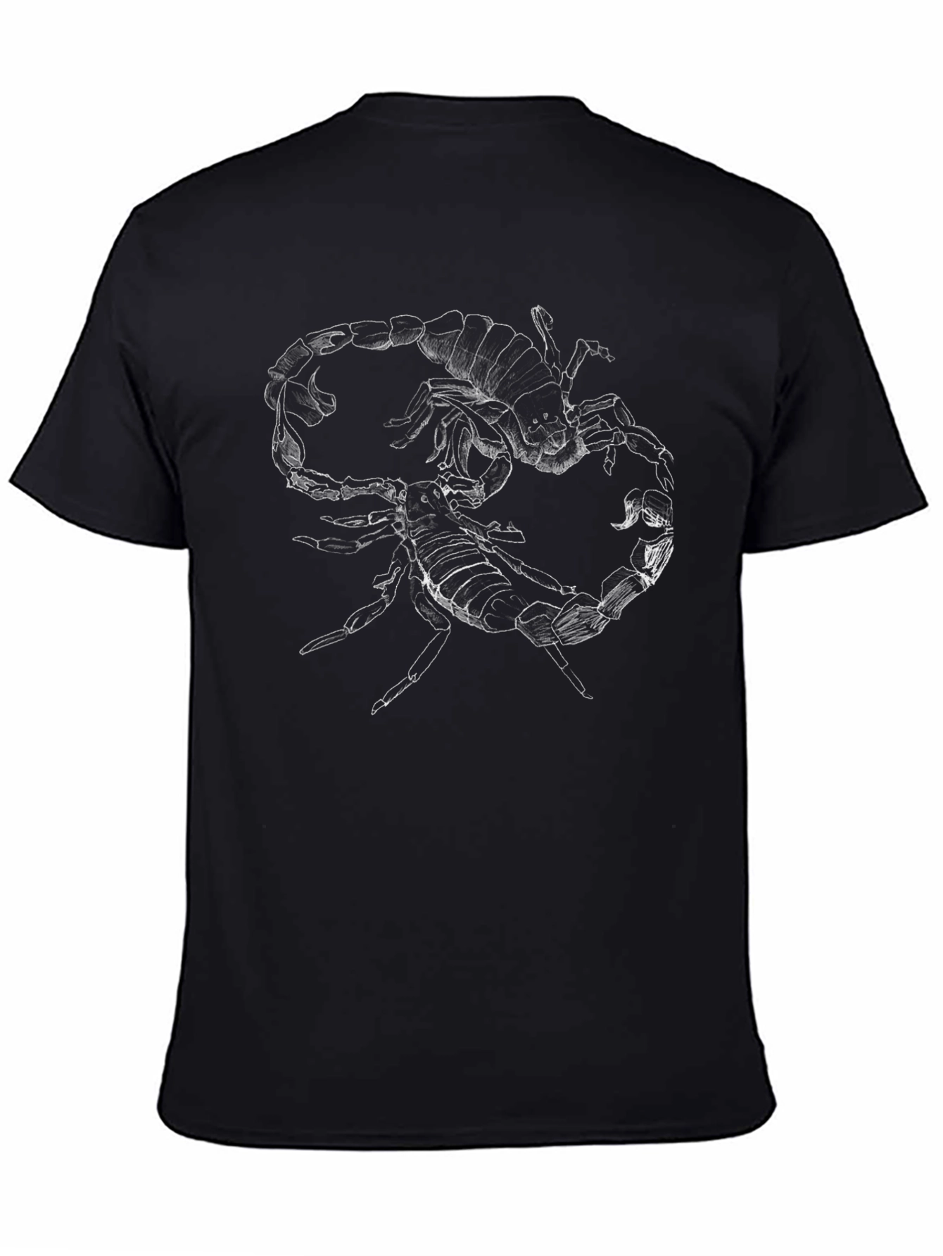Scorpion Graphic Tee - Black Cotton