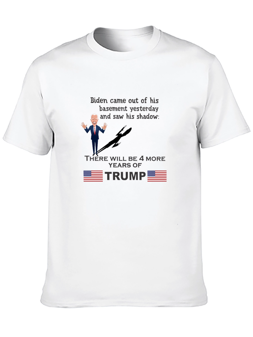 Biden Shadow Trump T-Shirt - Funny Political Tee