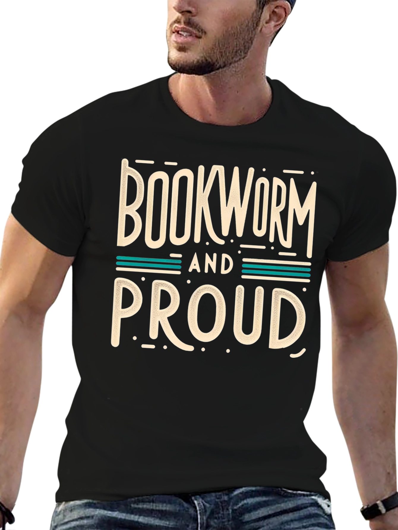 Bookworm and Proud Graphic Tee - Unisex T-Shirt