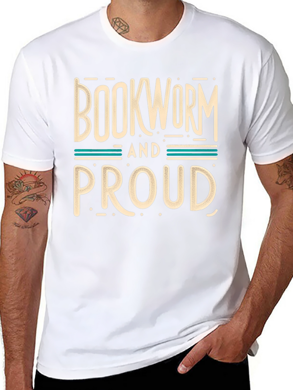 Bookworm and Proud Graphic Tee - Unisex T-Shirt