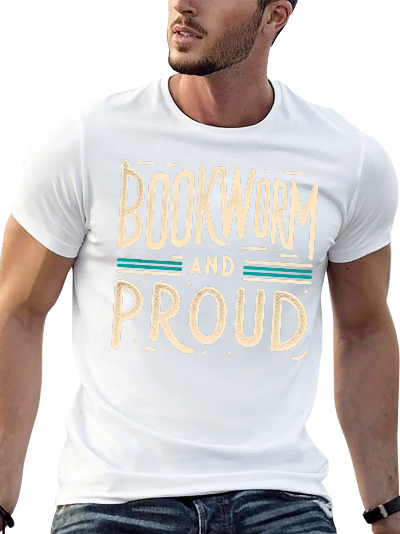 Bookworm and Proud Graphic Tee - Unisex T-Shirt