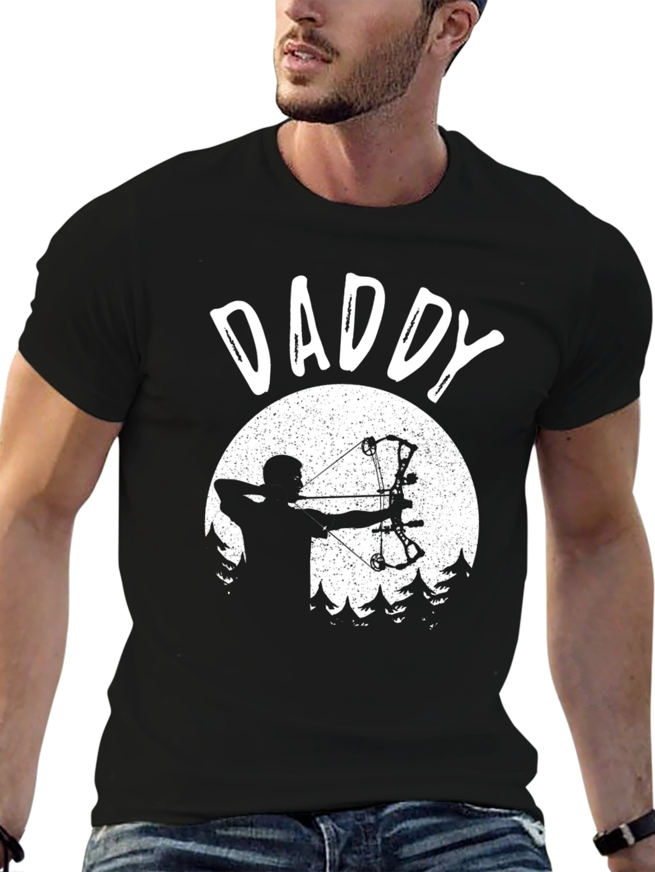 Daddy Archery T-Shirt - Bow Hunting Dad Tee