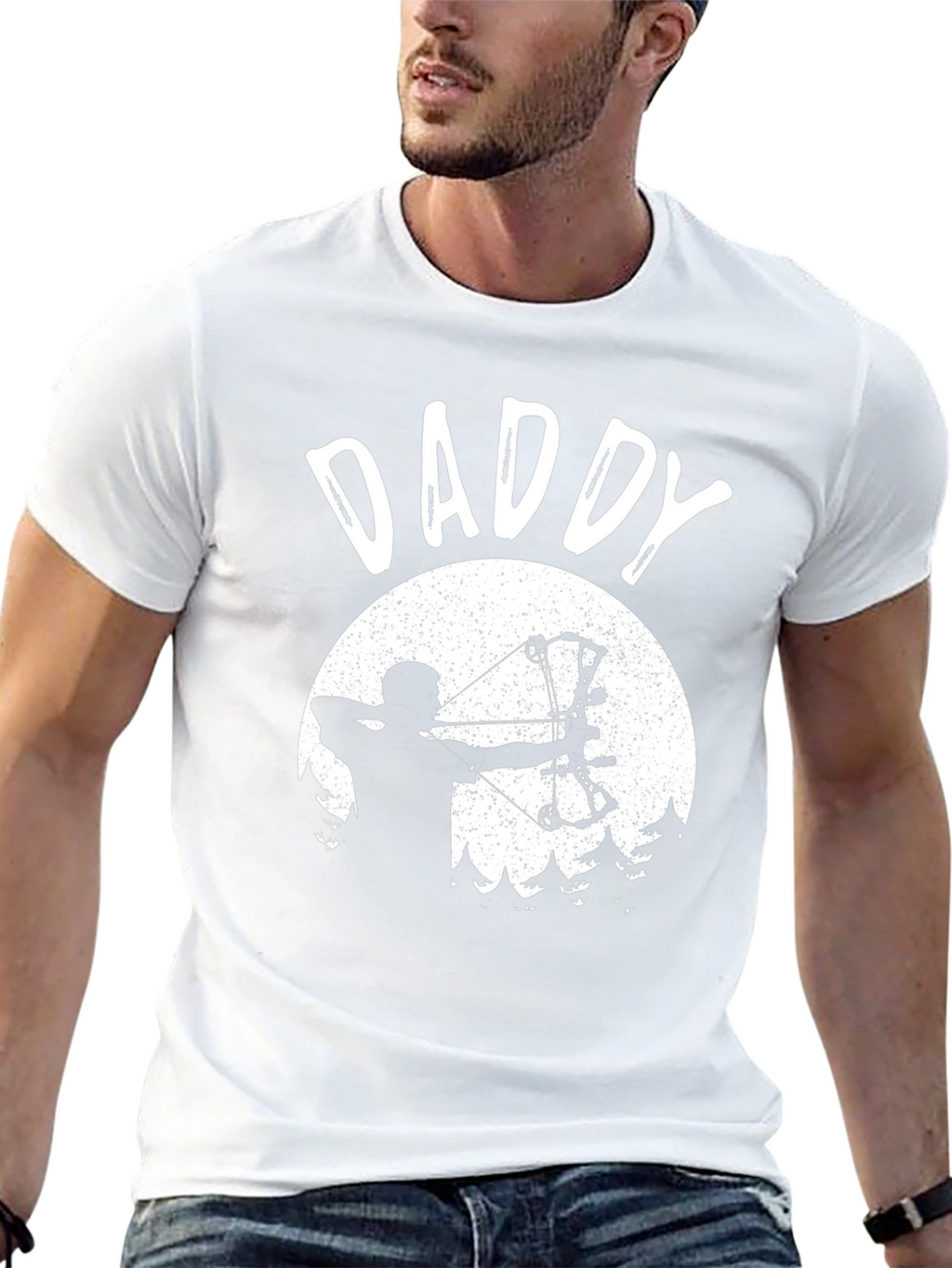 Daddy Archery T-Shirt - Bow Hunting Dad Tee