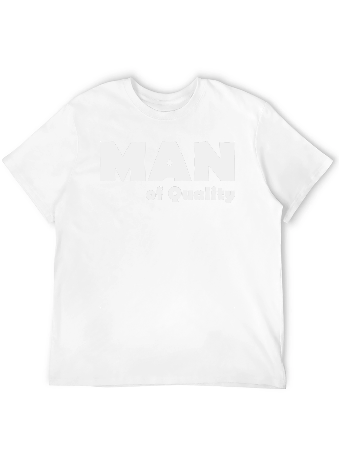 Man of Quality Graphic T-Shirt - Black