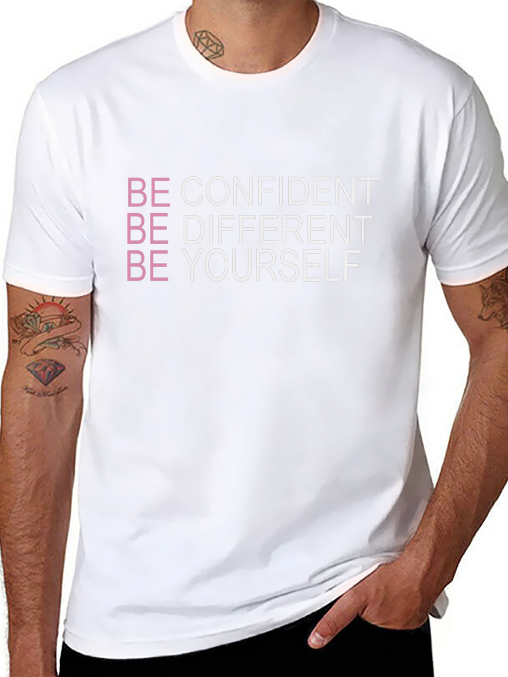 Be Confident Black T-Shirt