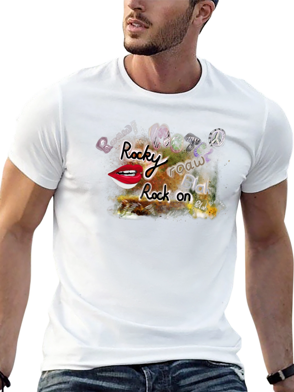 Rocky Road Rock On Tee - Funky Graphic T-Shirt