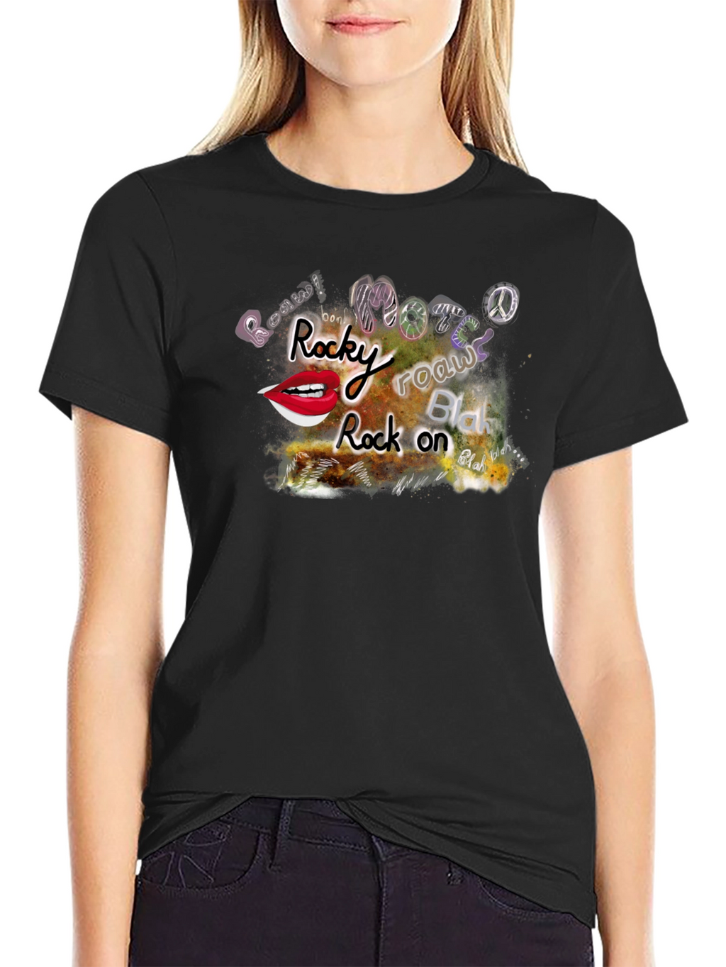 Rocky Road Rock On Tee - Funky Graphic T-Shirt