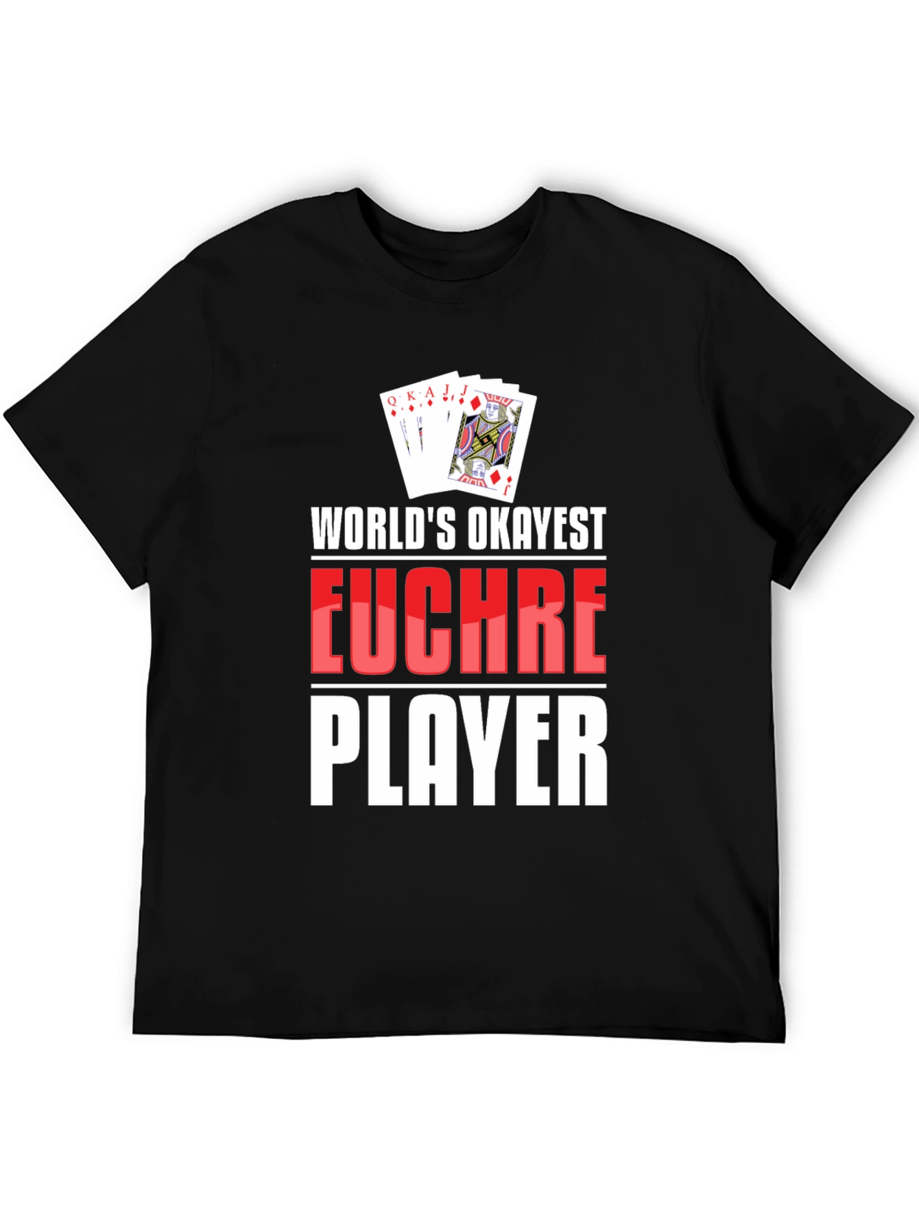Funny Euchre Player Graphic T-Shirt