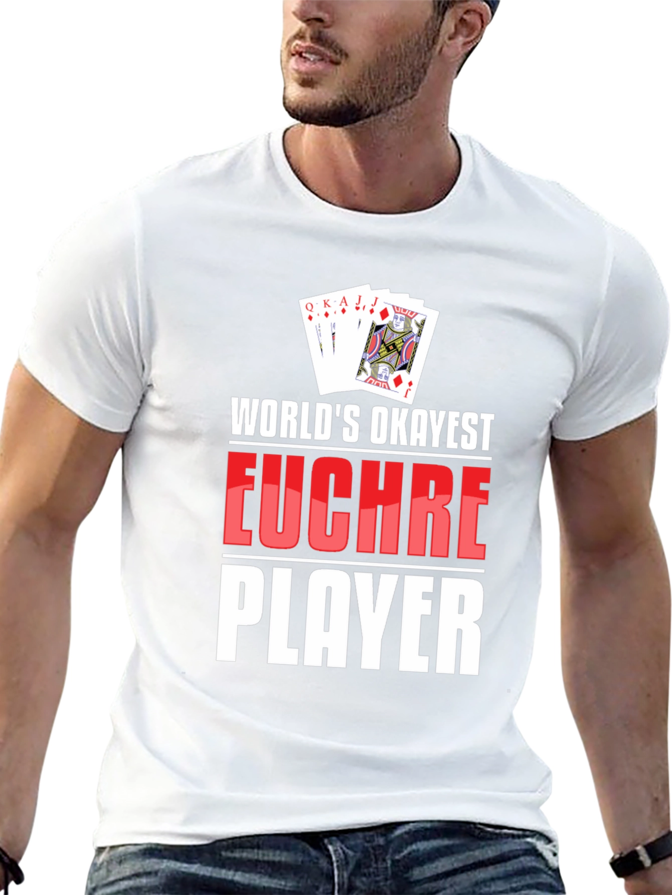 Funny Euchre Player Graphic T-Shirt
