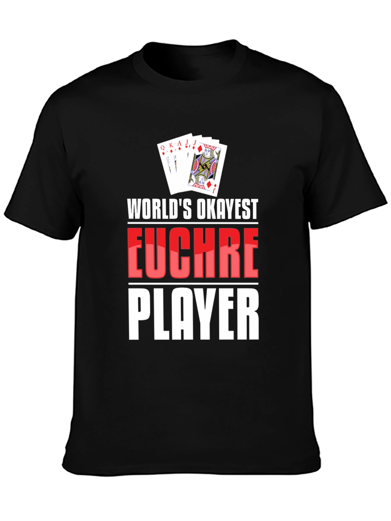 Funny Euchre Player Graphic T-Shirt