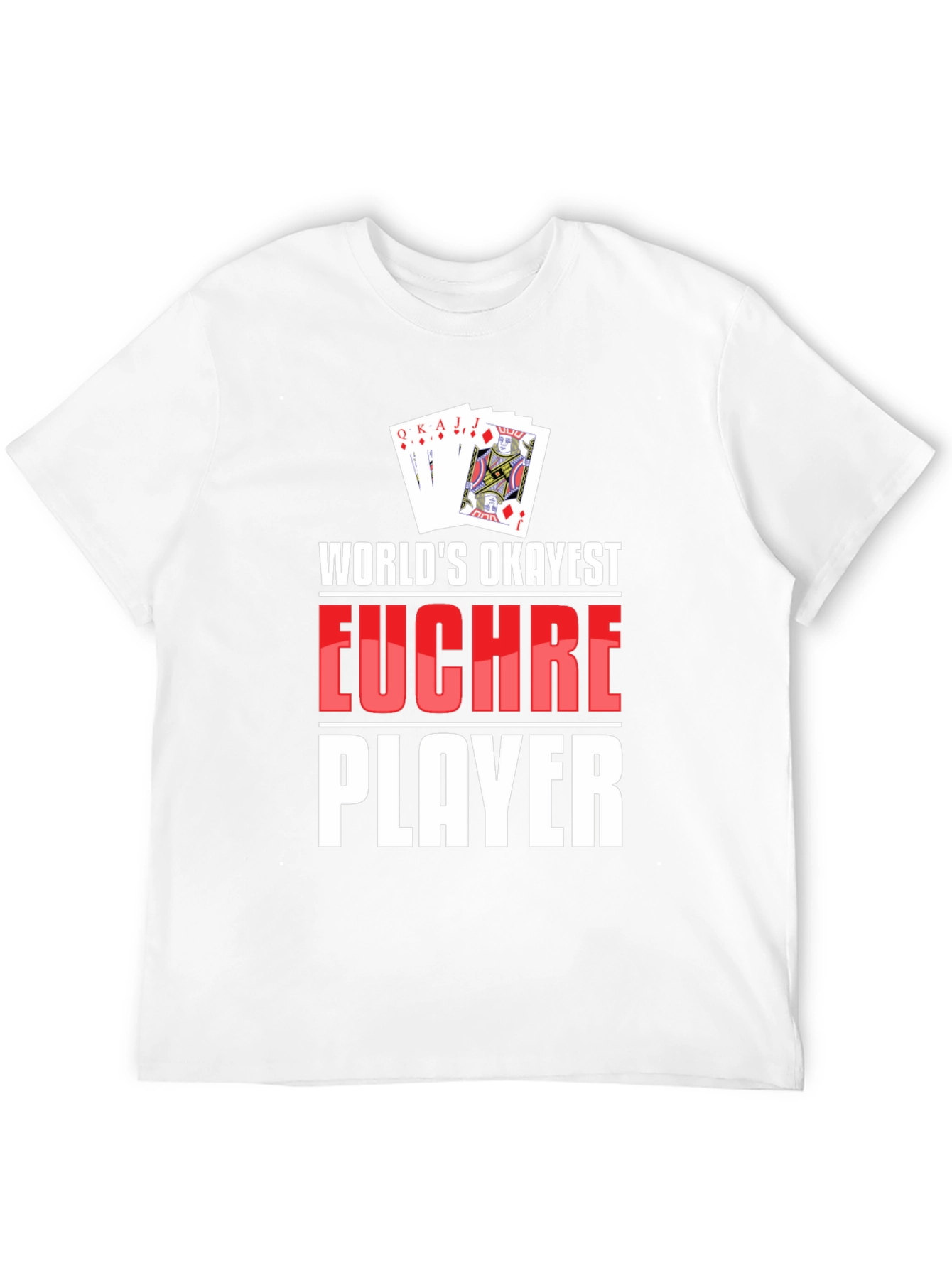 Funny Euchre Player Graphic T-Shirt