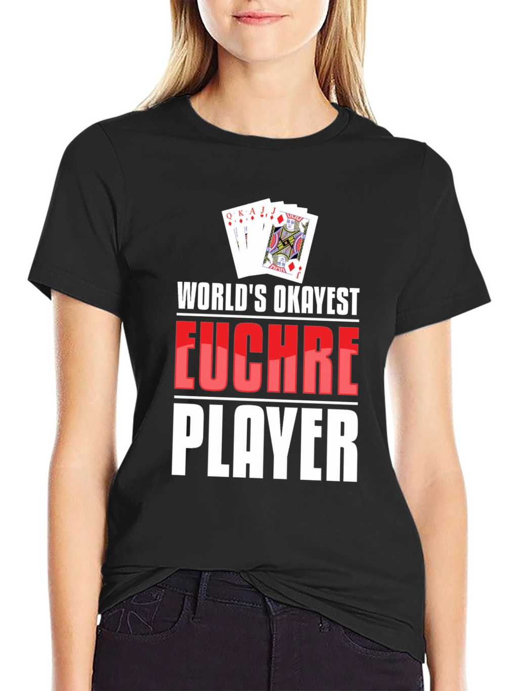 Funny Euchre Player Graphic T-Shirt