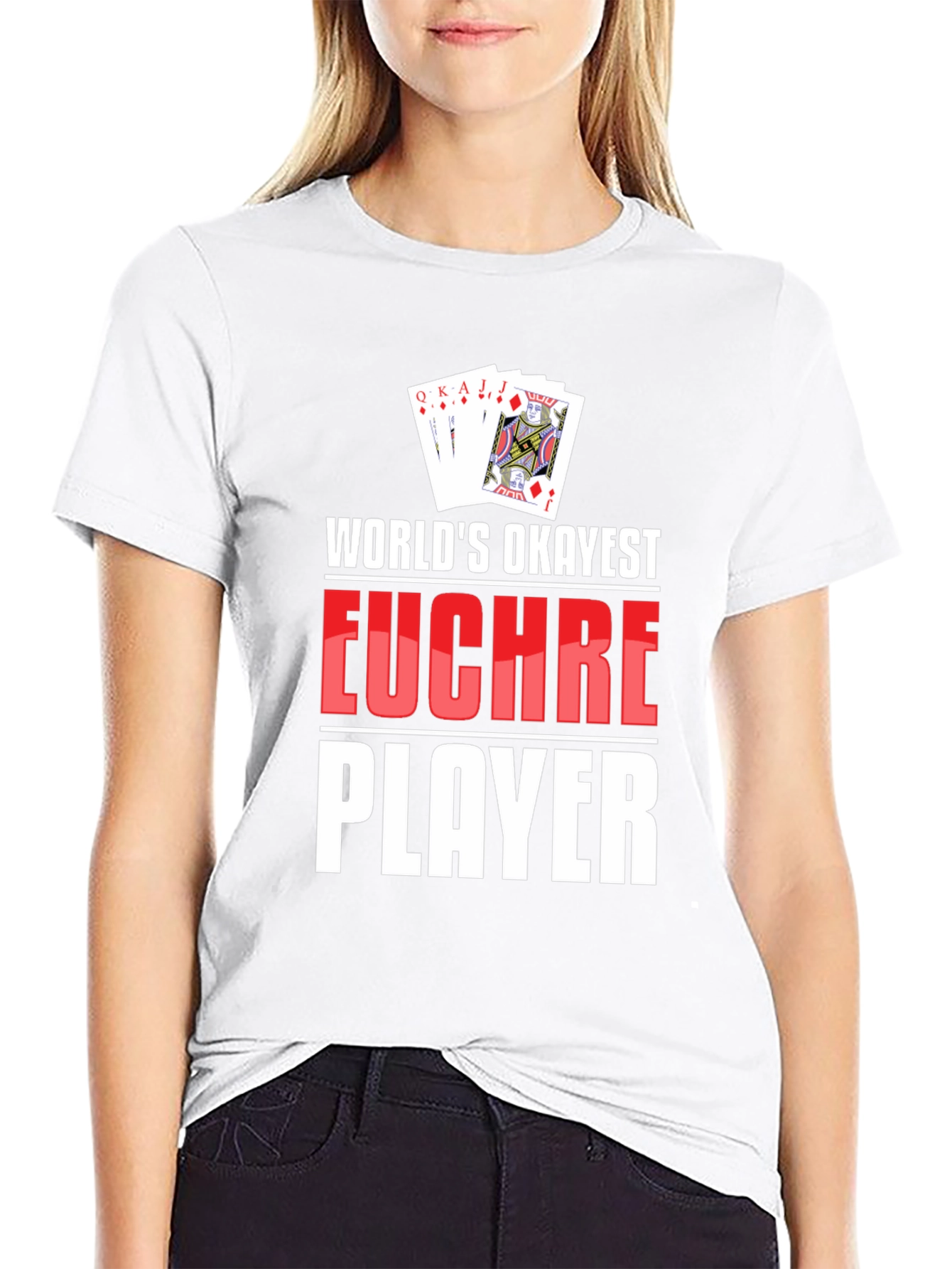 Funny Euchre Player Graphic T-Shirt