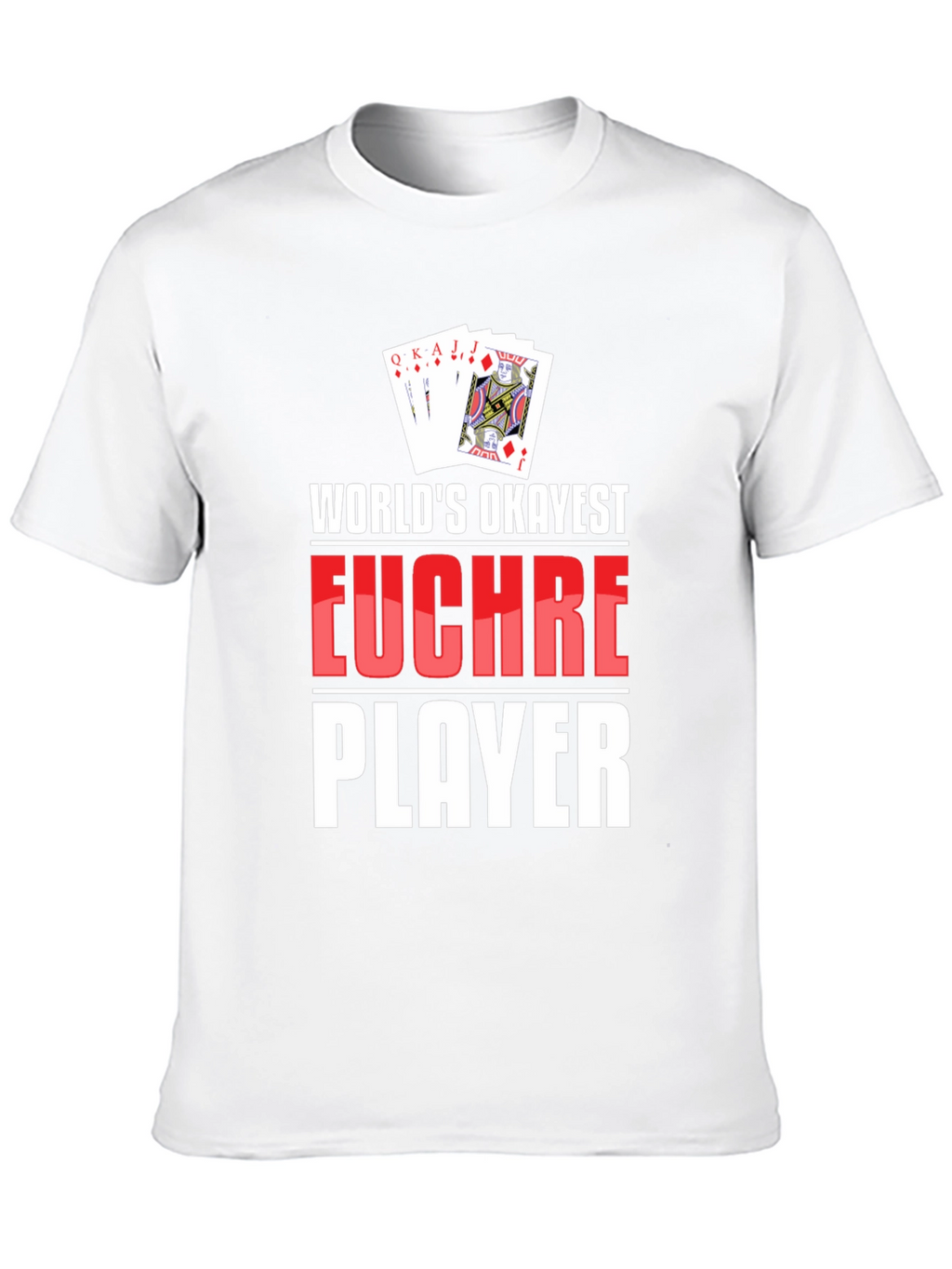Funny Euchre Player Graphic T-Shirt
