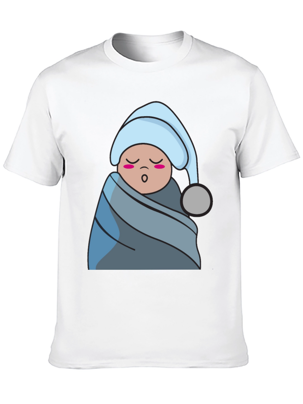 Cute Sleeping Baby Graphic T-Shirt