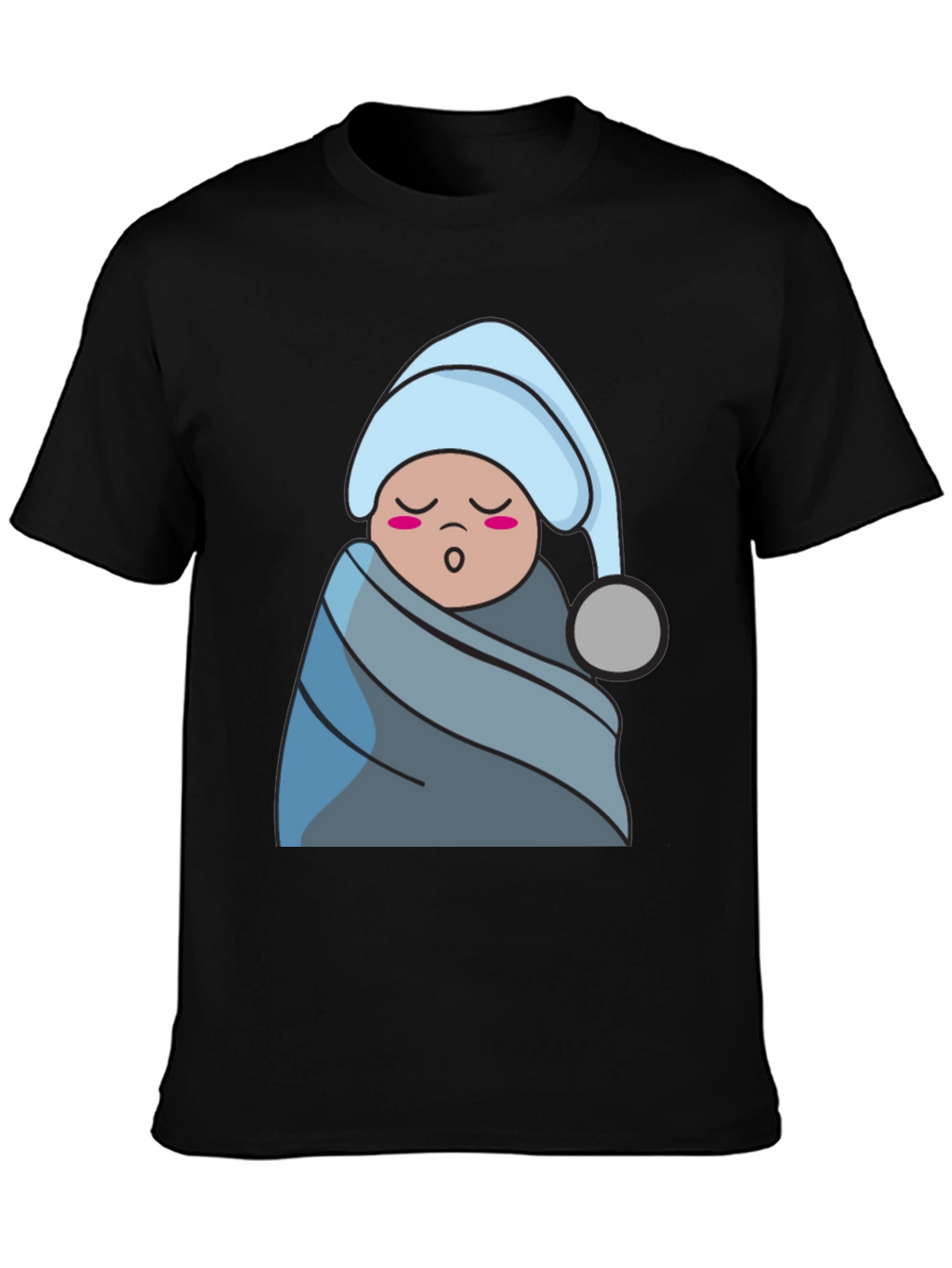 Cute Sleeping Baby Graphic T-Shirt