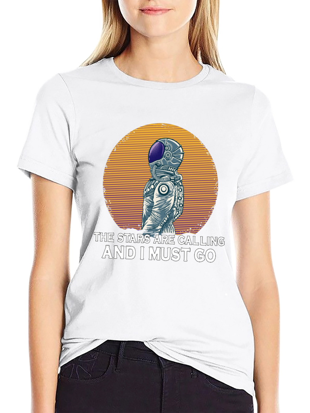 Stars are Calling Astronaut Graphic T-Shirt