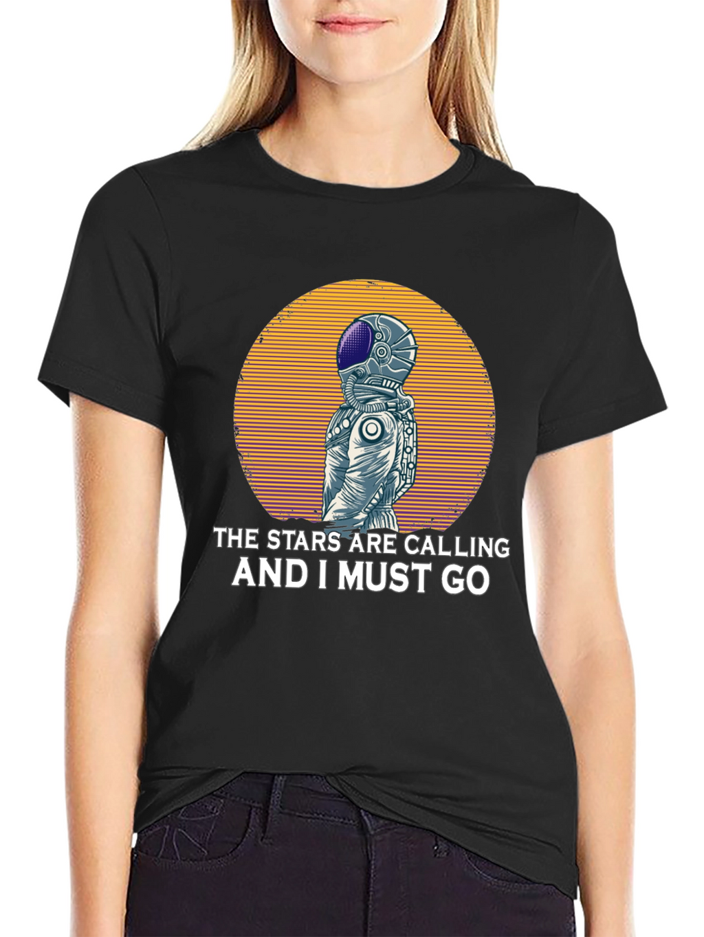 Stars are Calling Astronaut Graphic T-Shirt