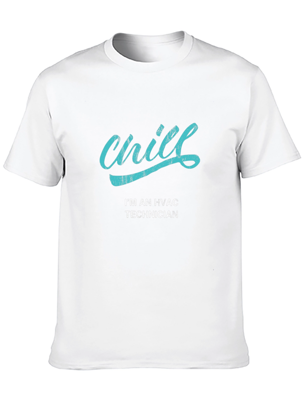 Chill HVAC Technician Black T-Shirt