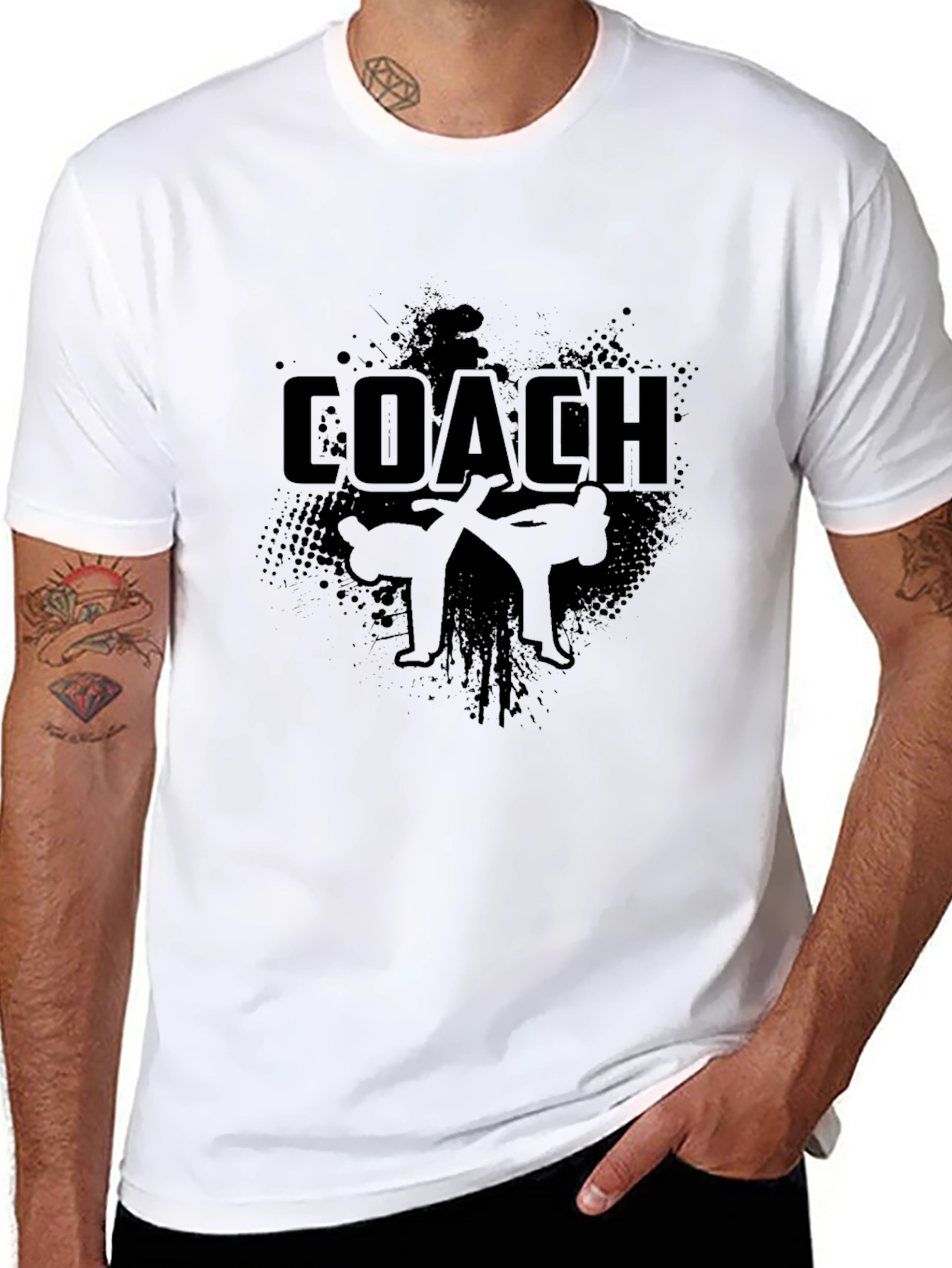 Coach Judo T-Shirt - Black Graphic Tee