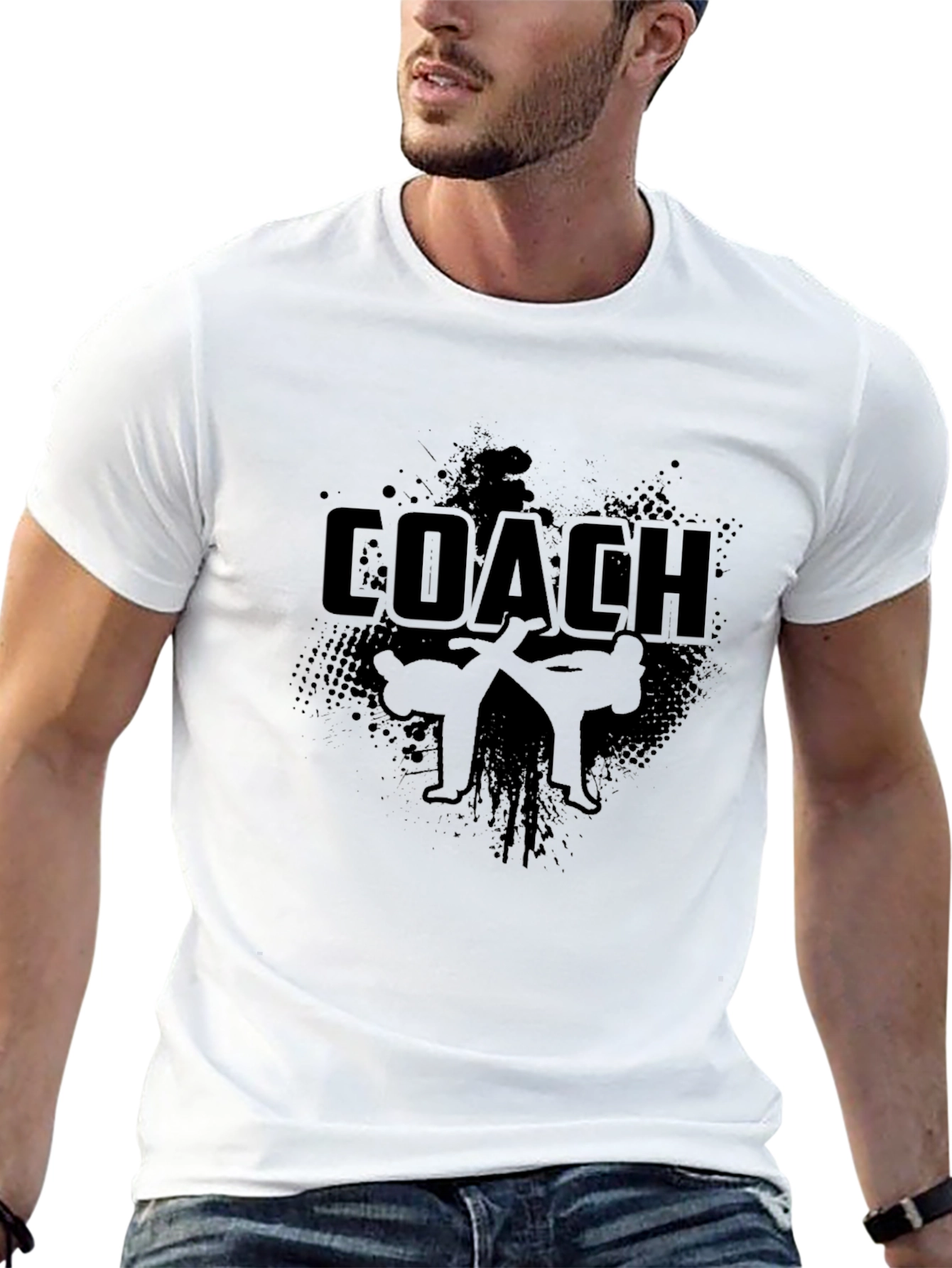 Coach Judo T-Shirt - Black Graphic Tee