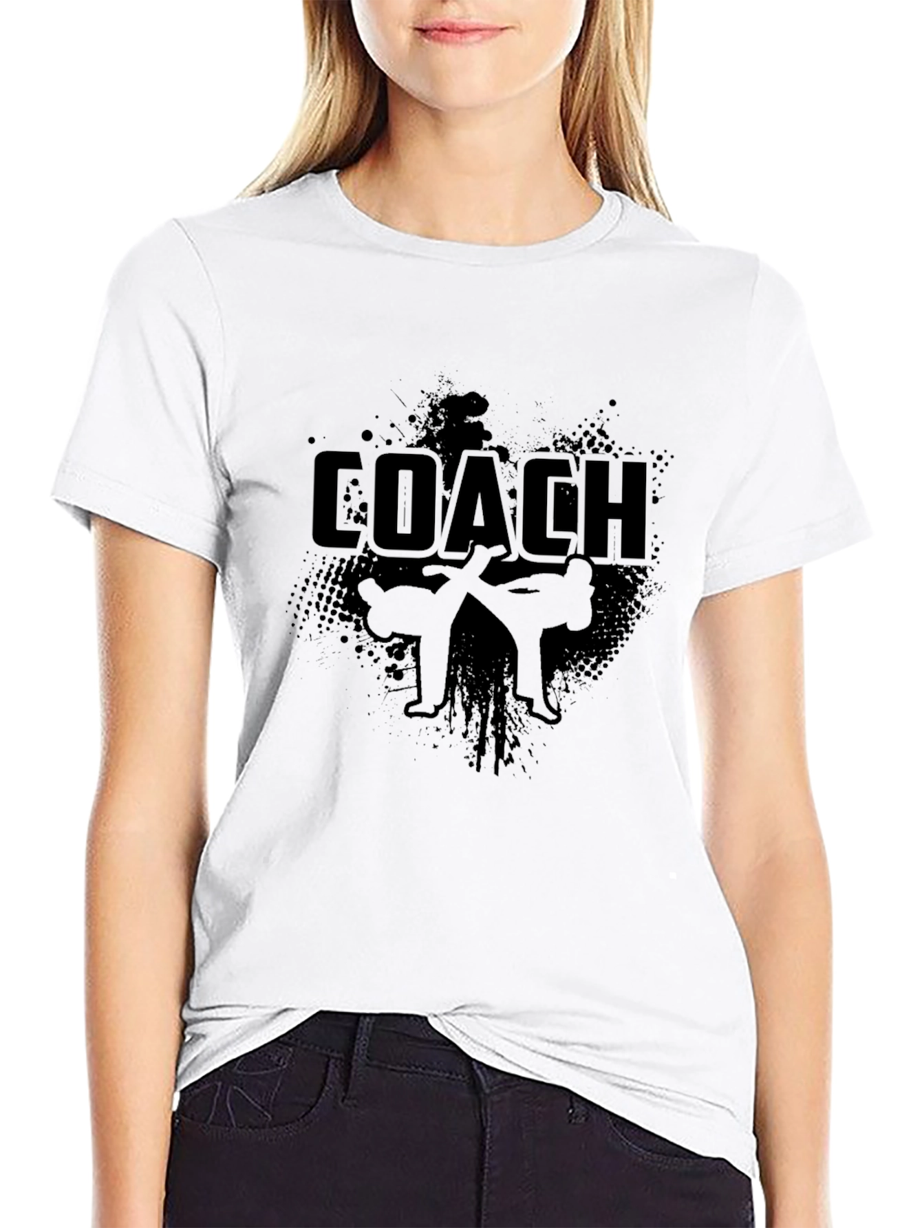 Coach Judo T-Shirt - Black Graphic Tee