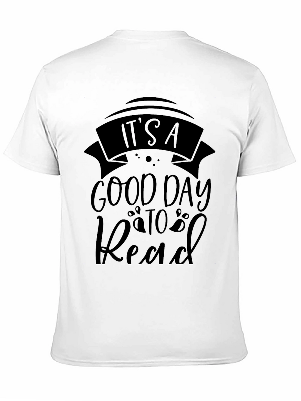 Its A Good Day to Read Black Graphic T-Shirt