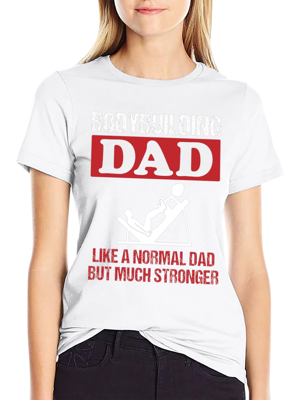Bodybuilding Dad T-Shirt: Stronger Than Normal!