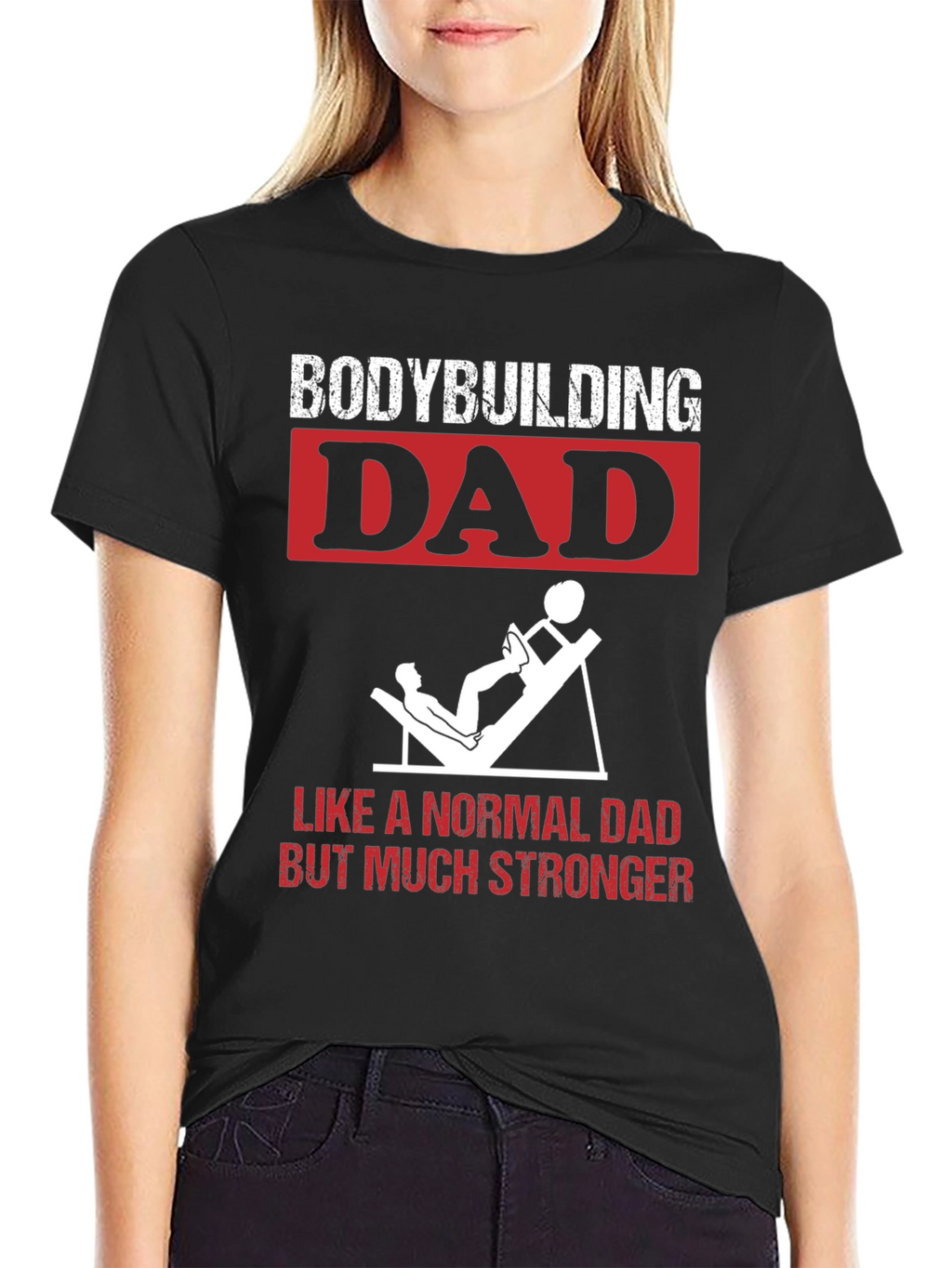 Bodybuilding Dad T-Shirt: Stronger Than Normal!