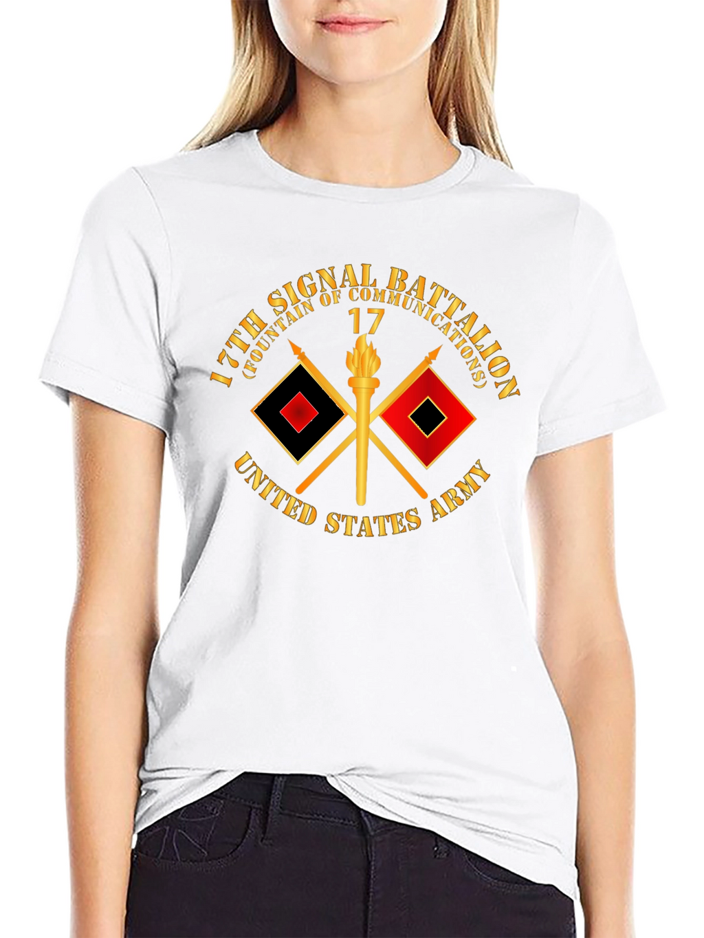 17th Signal Battalion T-Shirt - Military Pride
