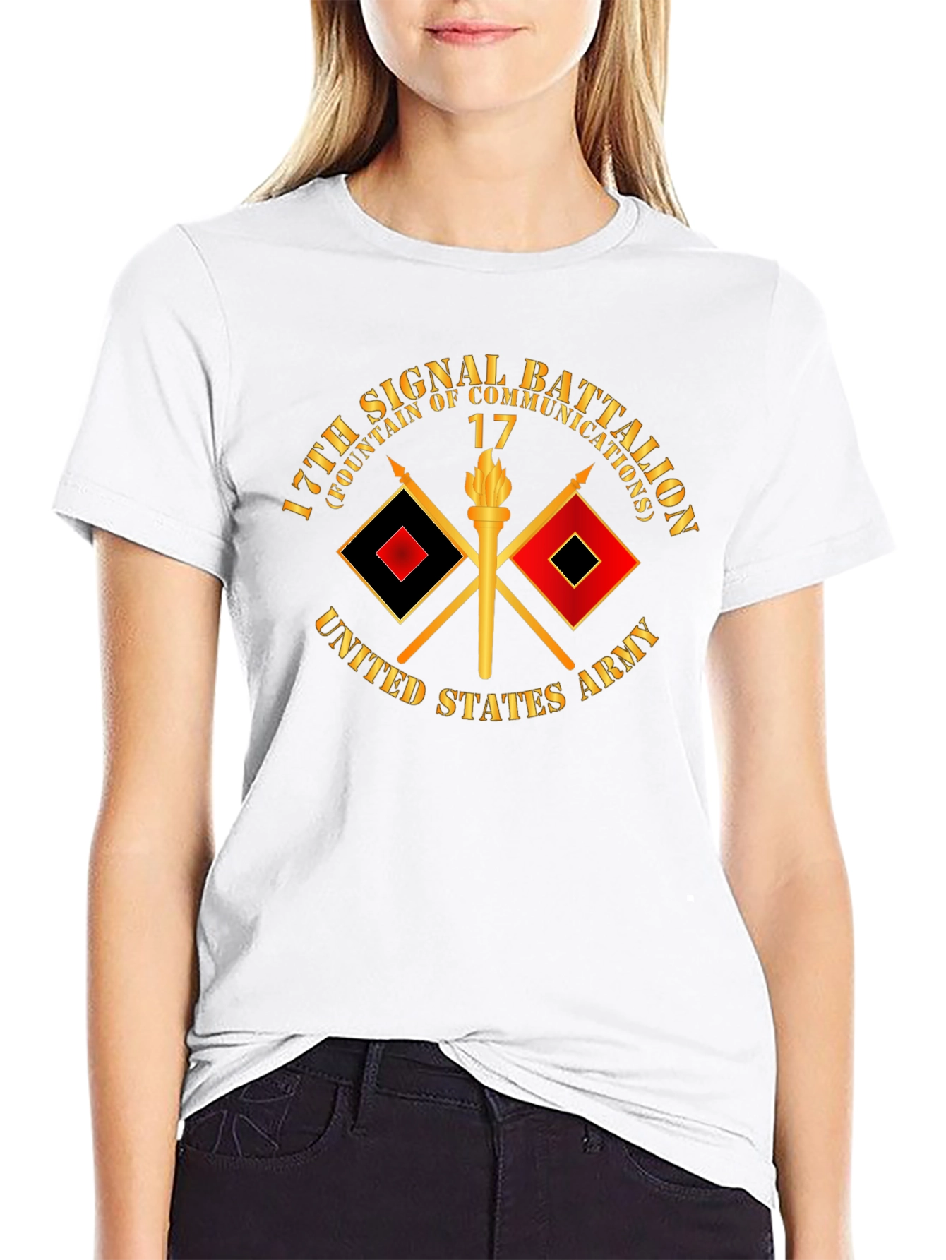 17th Signal Battalion T-Shirt - Military Pride