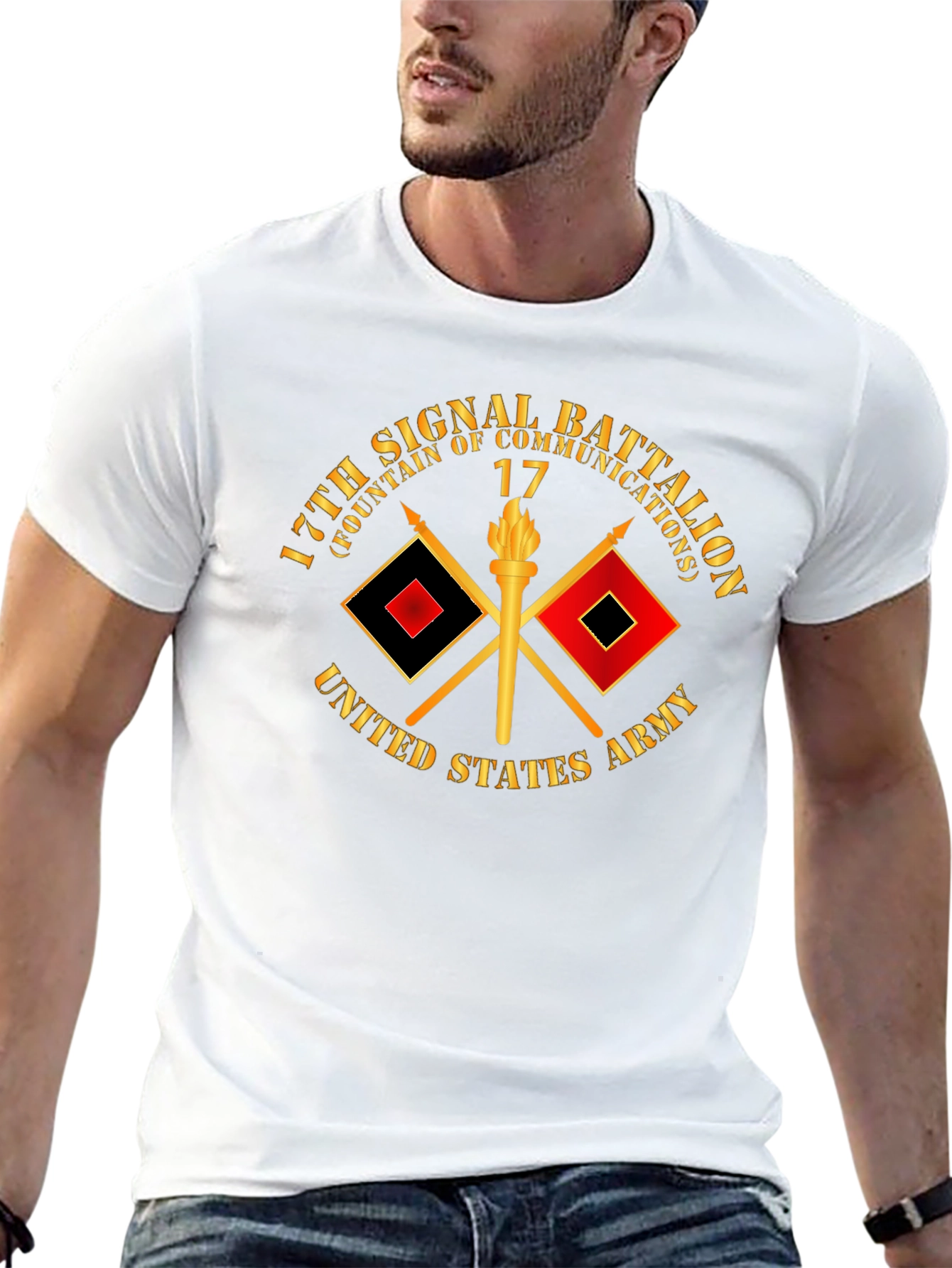 17th Signal Battalion T-Shirt - Military Pride