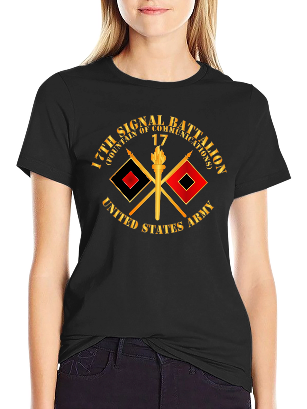 17th Signal Battalion T-Shirt - Military Pride