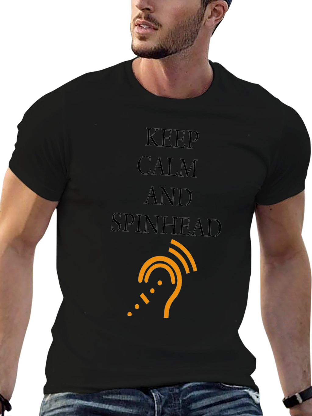 Keep Calm Spinhead Tee