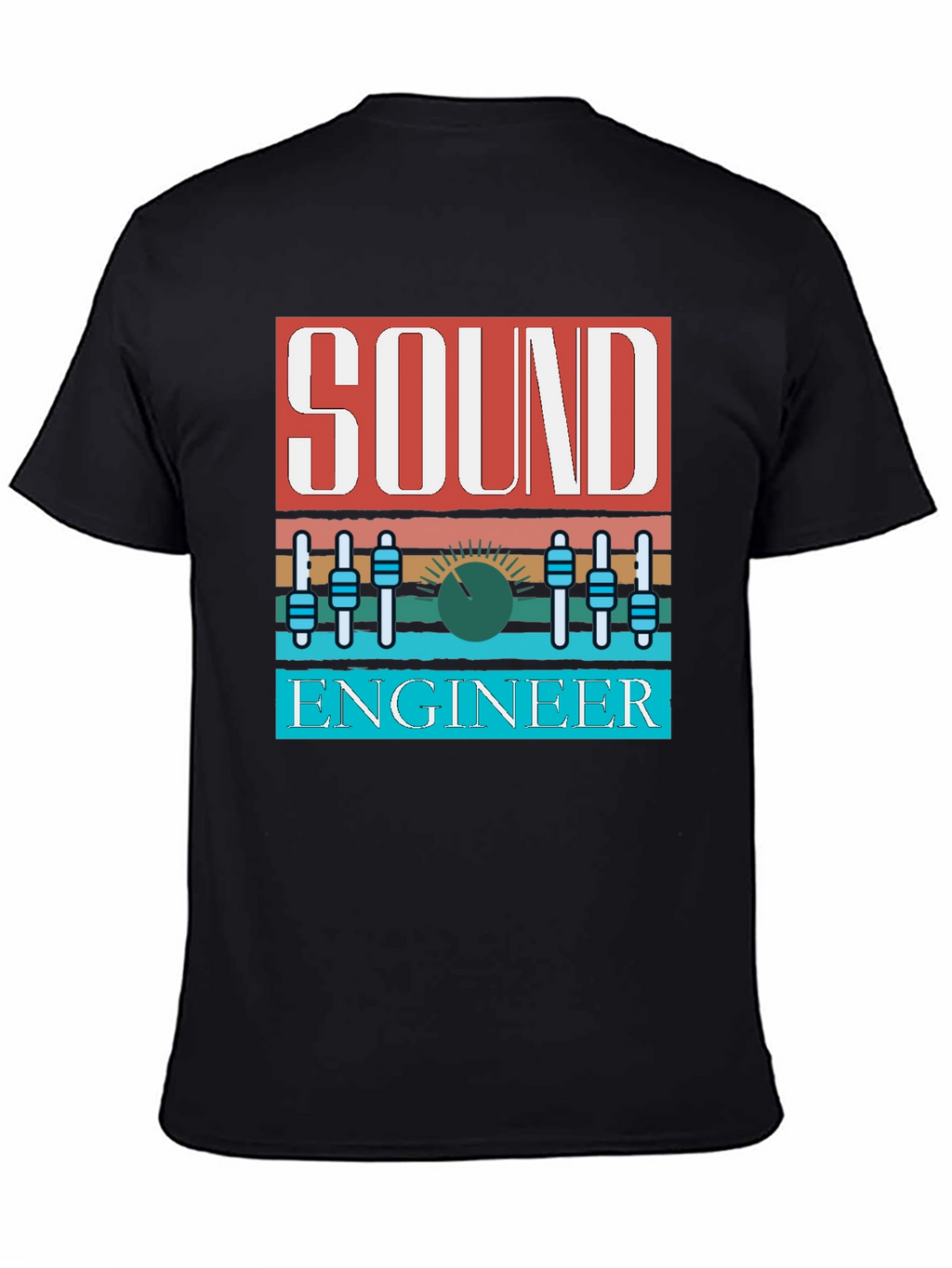 Sound Engineer T-Shirt - Audio Mixing Apparel