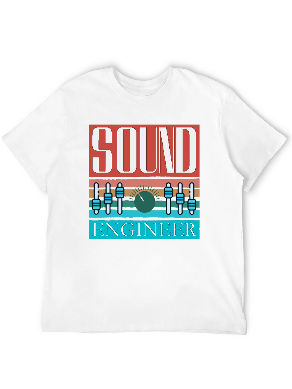 Sound Engineer T-Shirt - Audio Mixing Apparel