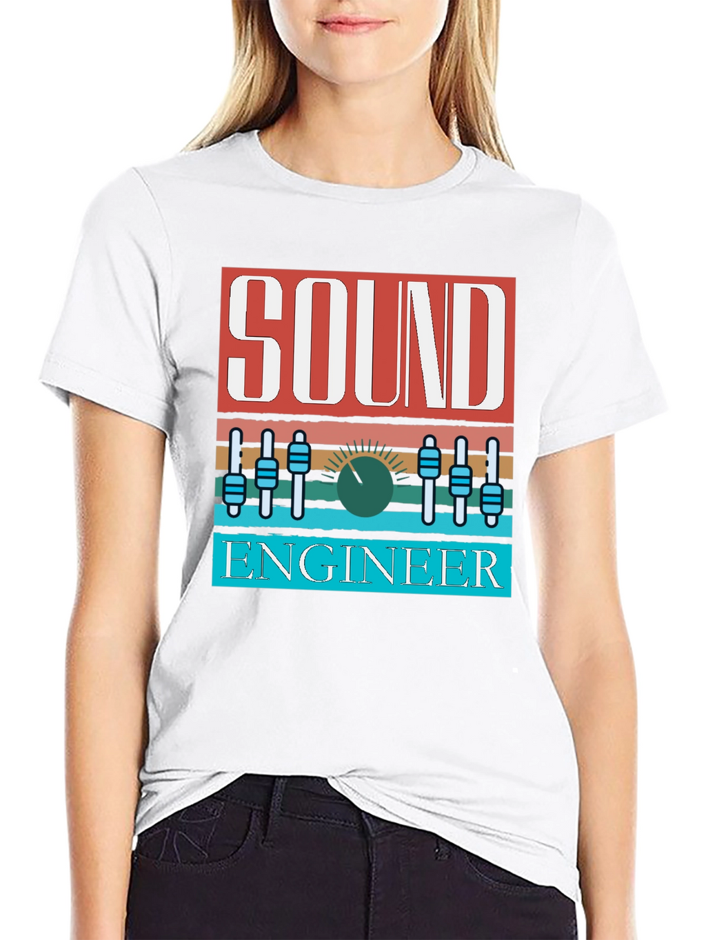 Sound Engineer T-Shirt - Audio Mixing Apparel