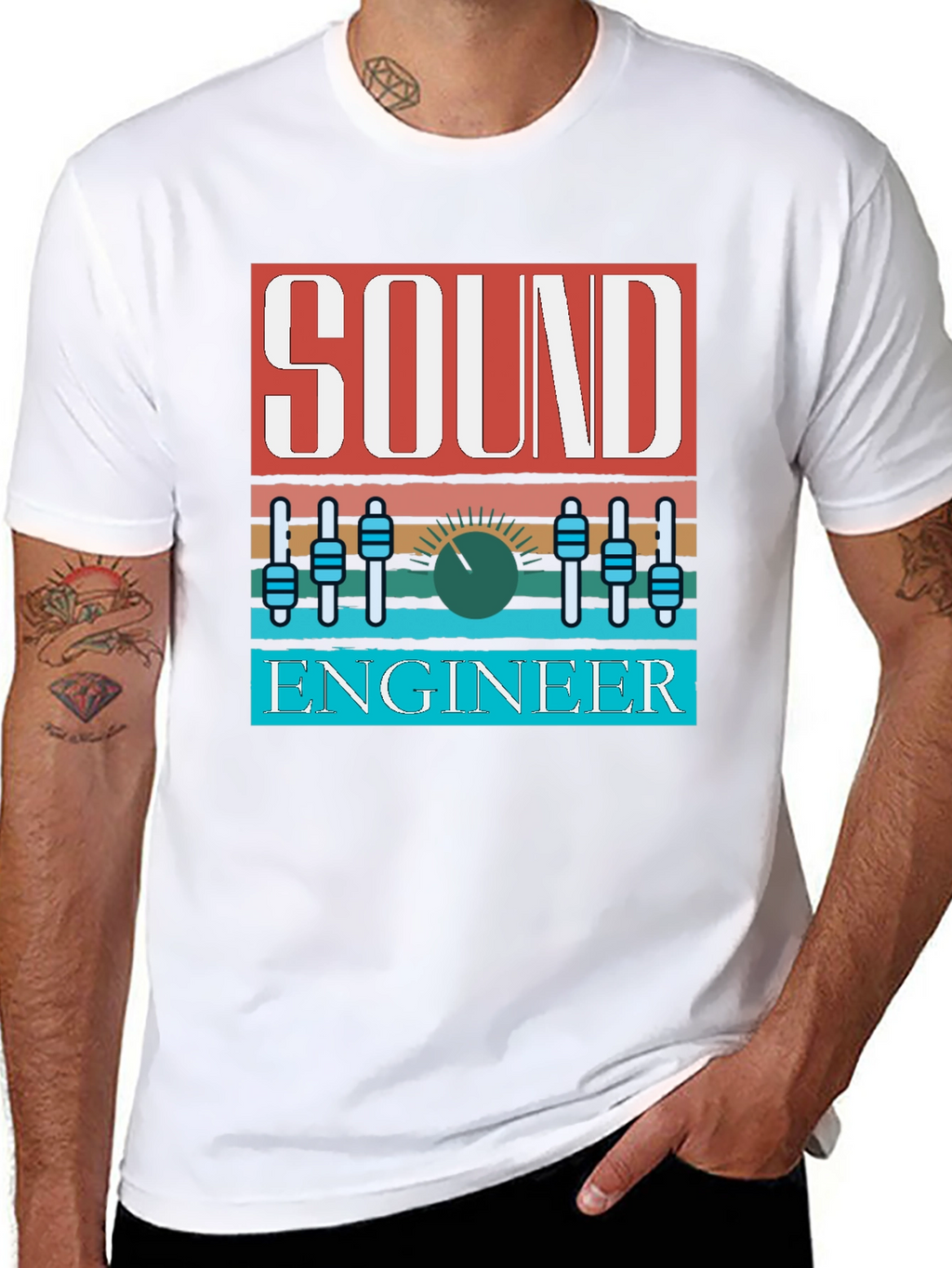 Sound Engineer T-Shirt - Audio Mixing Apparel
