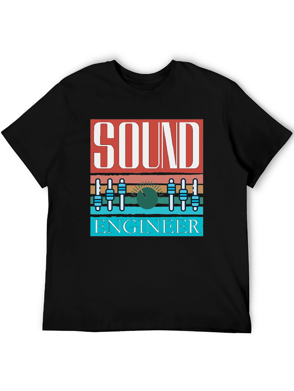 Sound Engineer T-Shirt - Audio Mixing Apparel