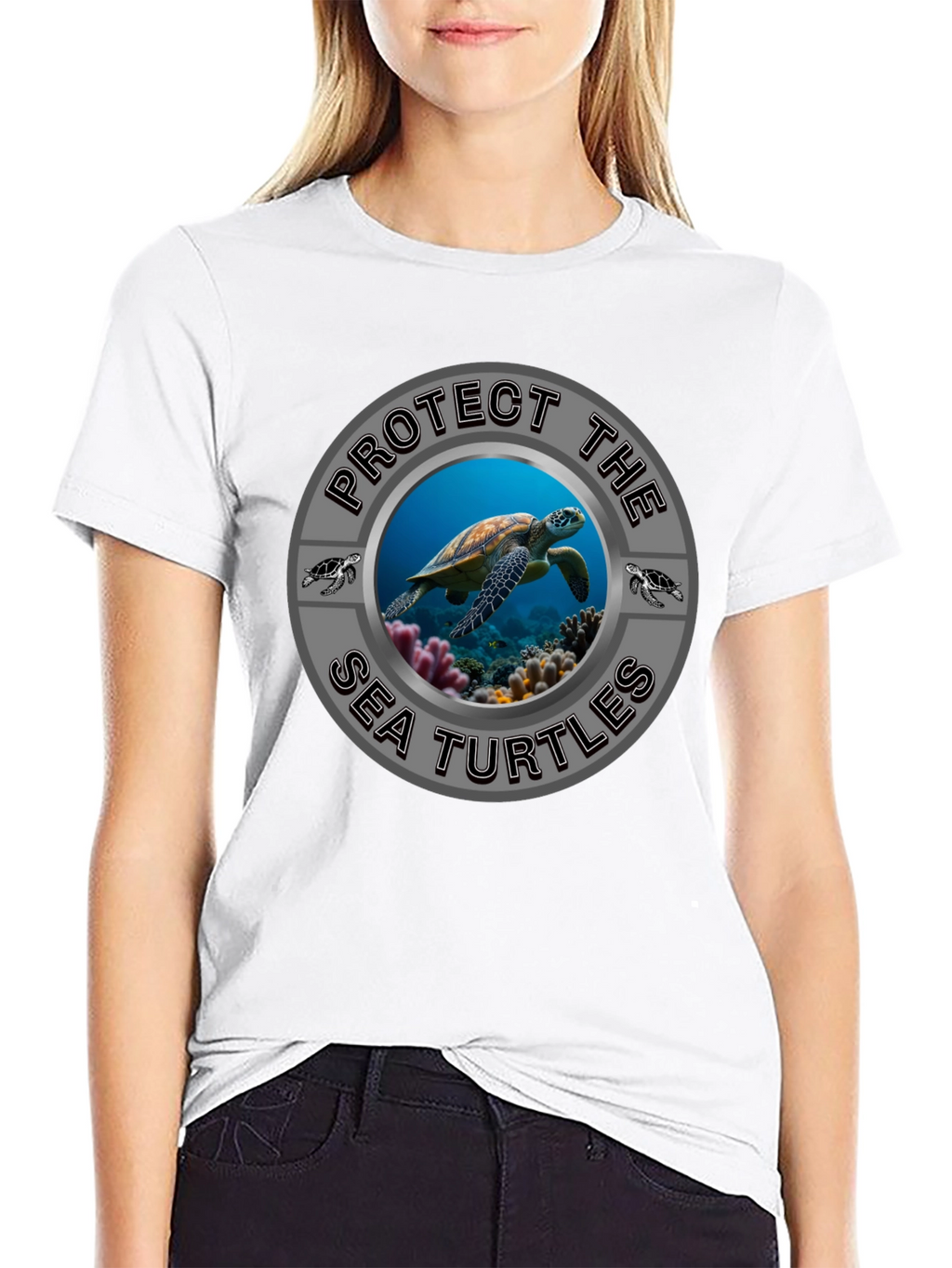 Protect Sea Turtles Graphic T-Shirt - Conservation Tee