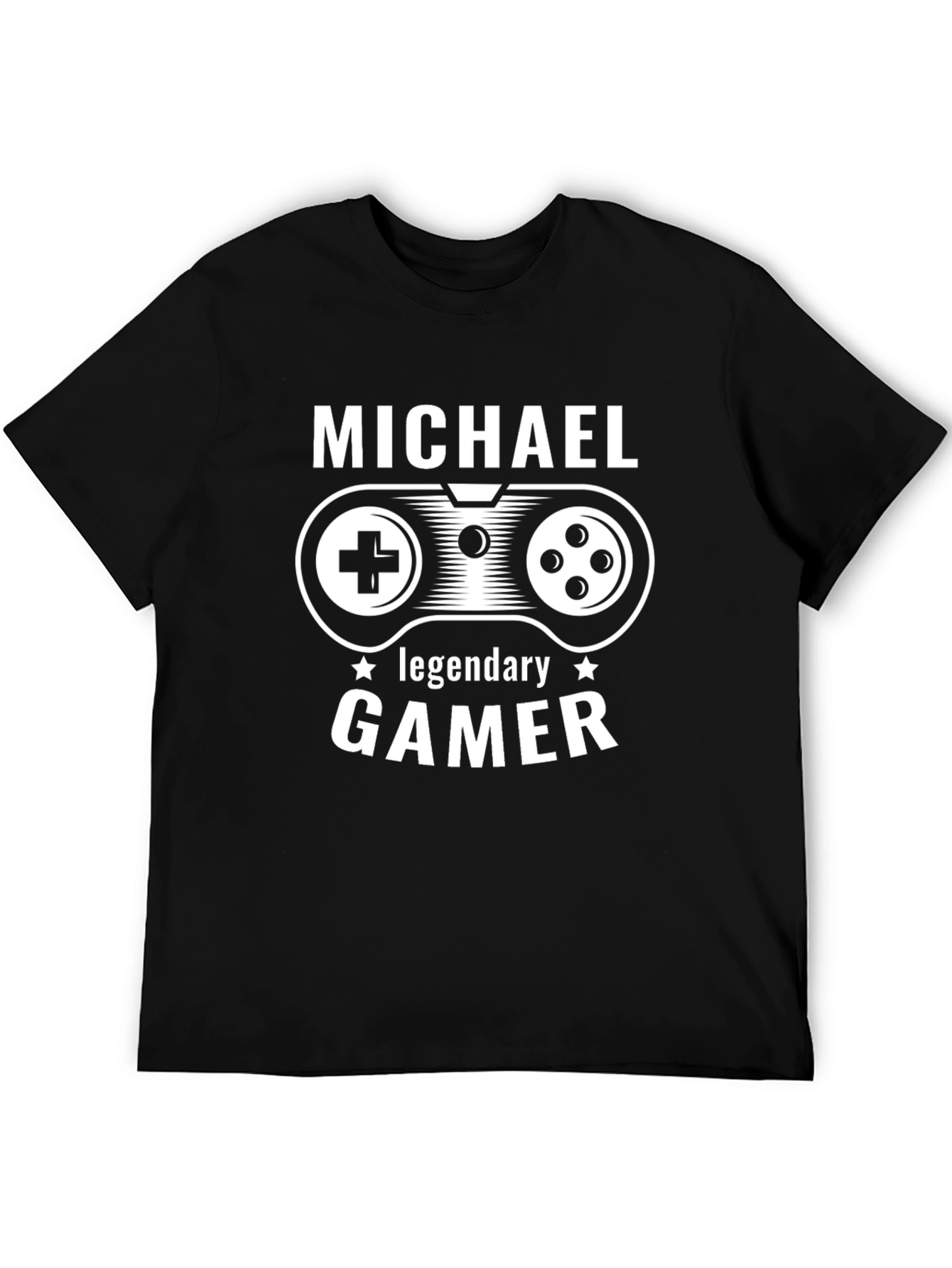 Michael Legendary Gamer Black T-Shirt