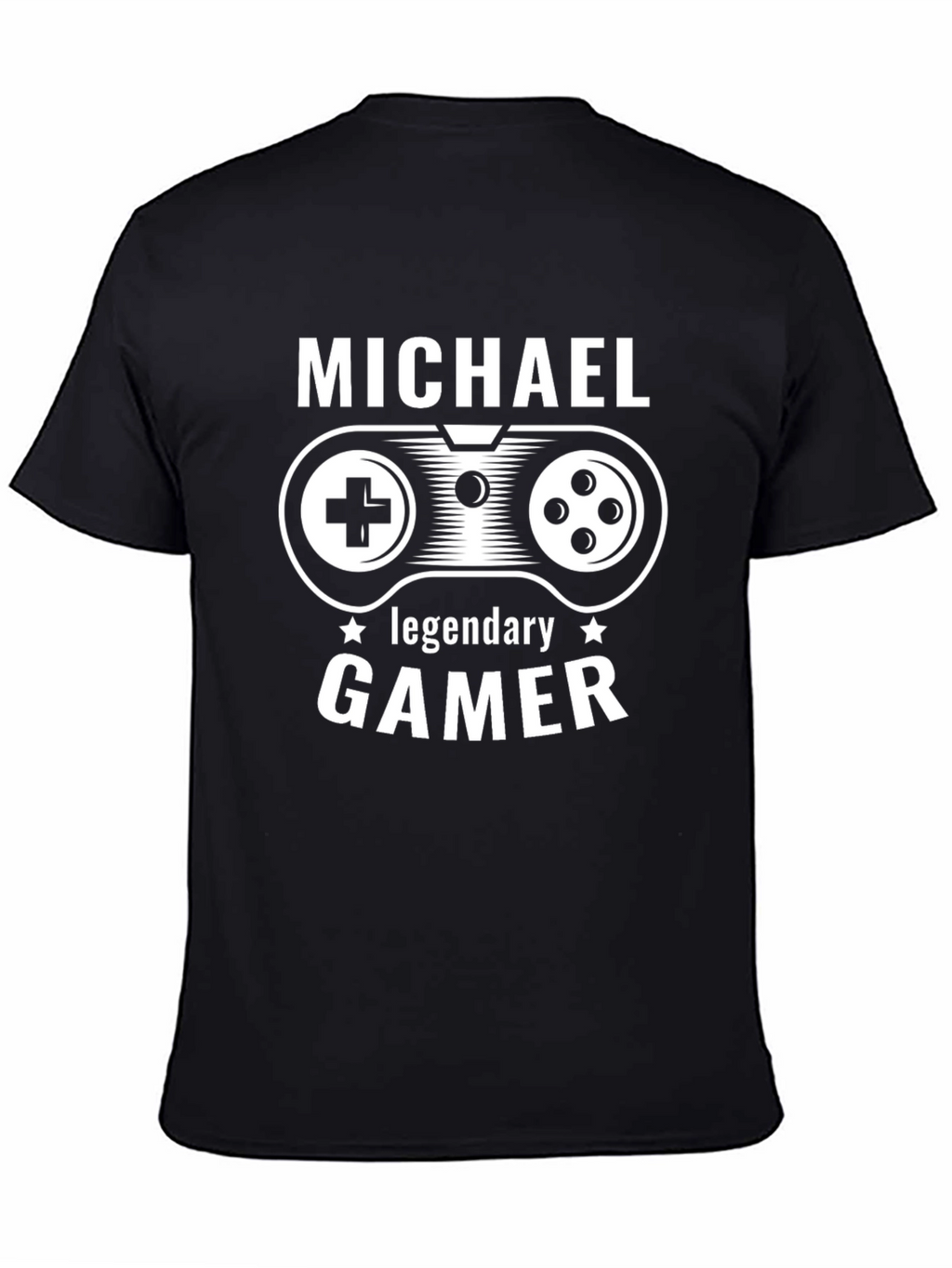 Michael Legendary Gamer Black T-Shirt