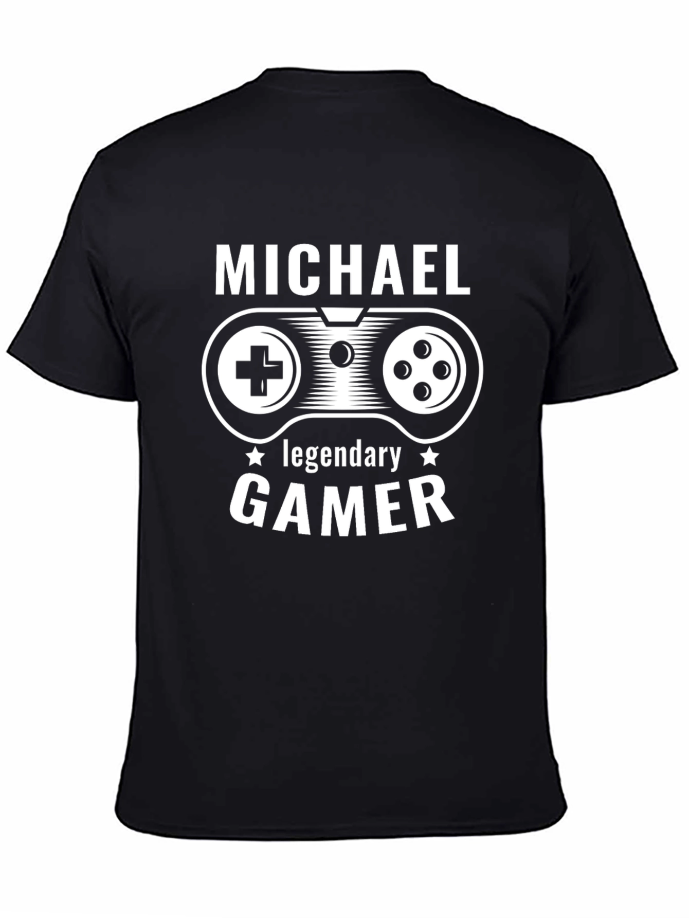 Michael Legendary Gamer Black T-Shirt