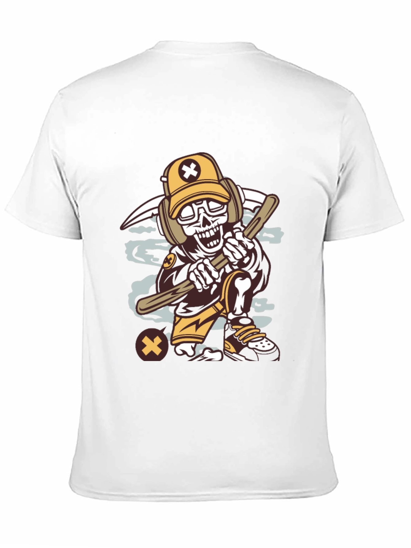 Cartoon Skeleton Graphic Tee