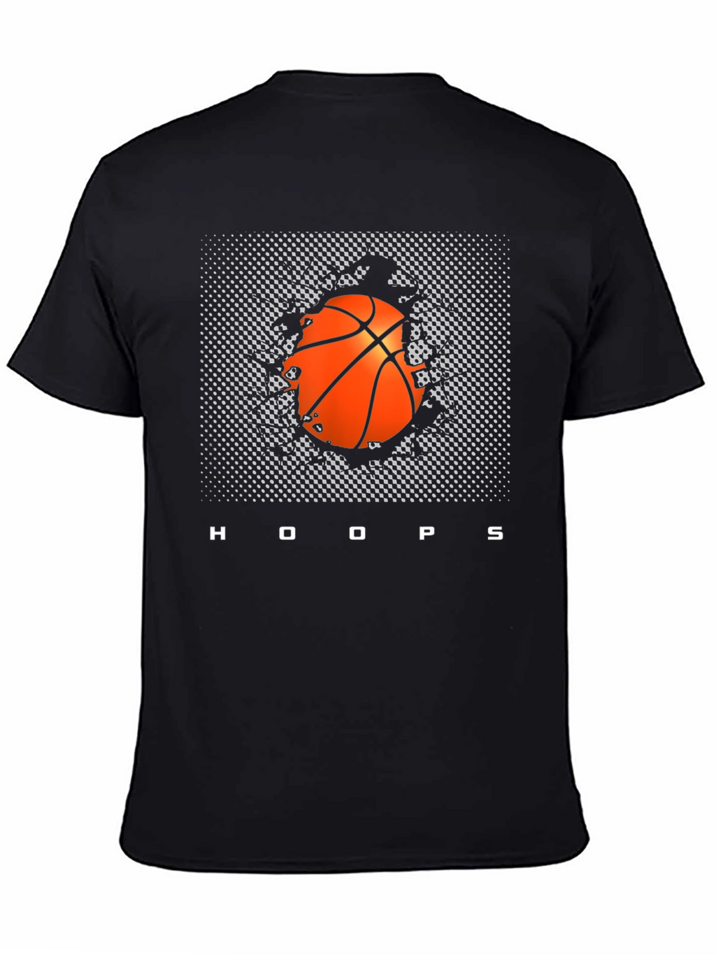 Hoops Basketball Graphic Tee