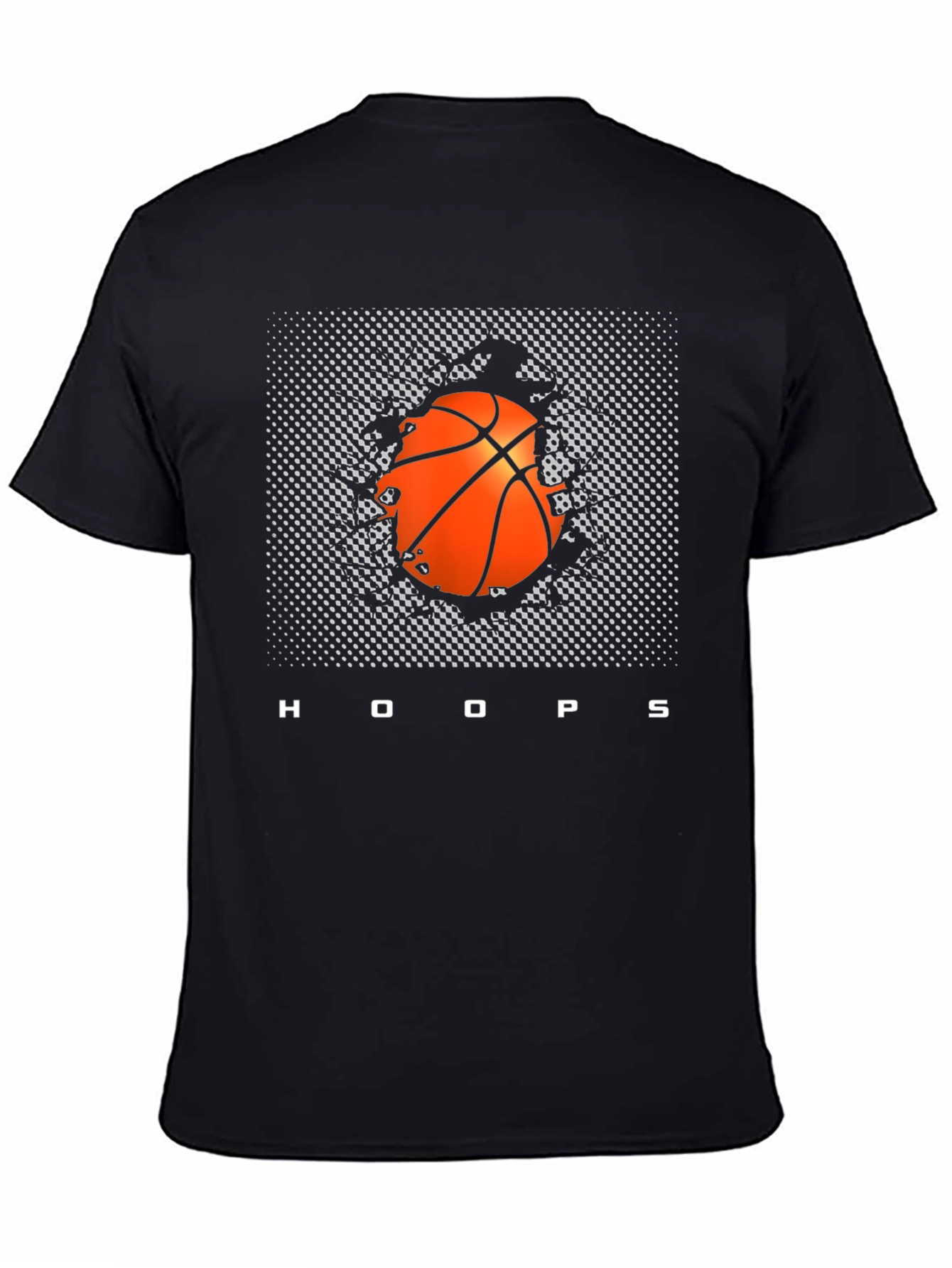 Hoops Basketball Graphic Tee