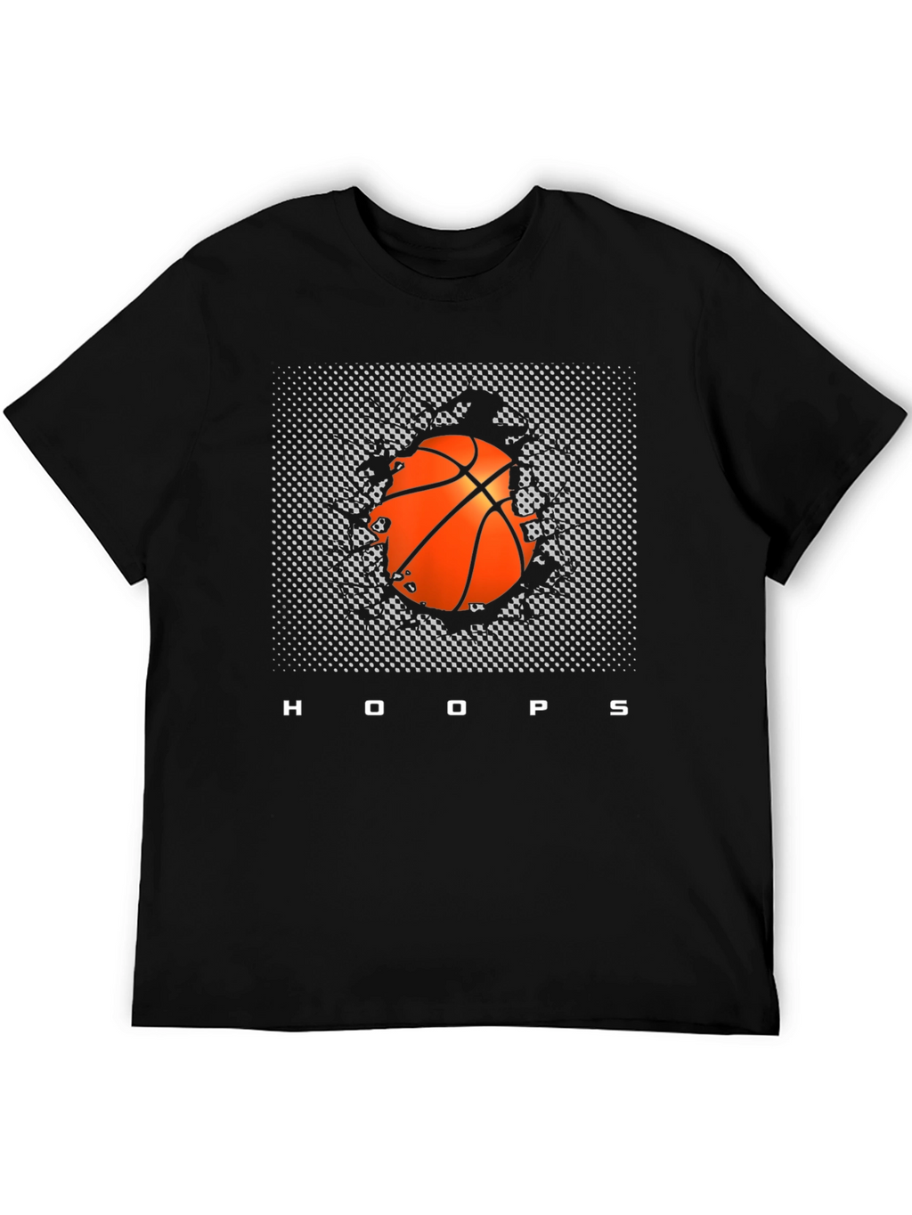 Hoops Basketball Graphic Tee