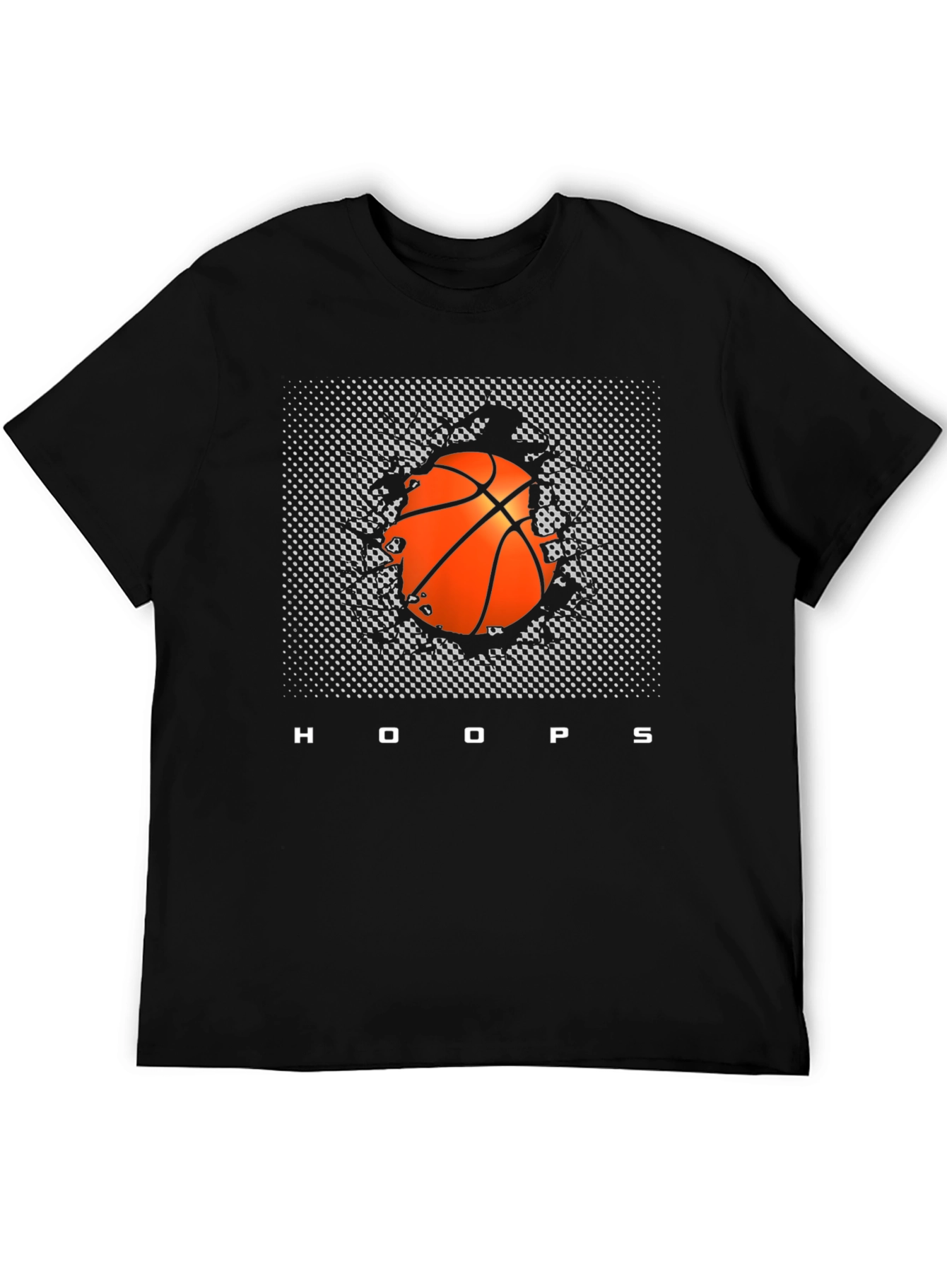 Hoops Basketball Graphic Tee