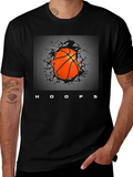 Hoops Basketball Graphic Tee