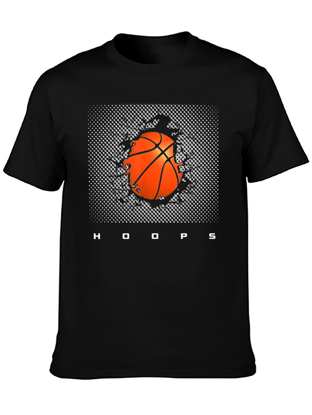 Hoops Basketball Graphic Tee